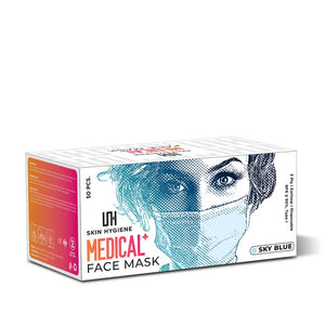 Skin hygiene 3ply Medical Mask- Blue & White