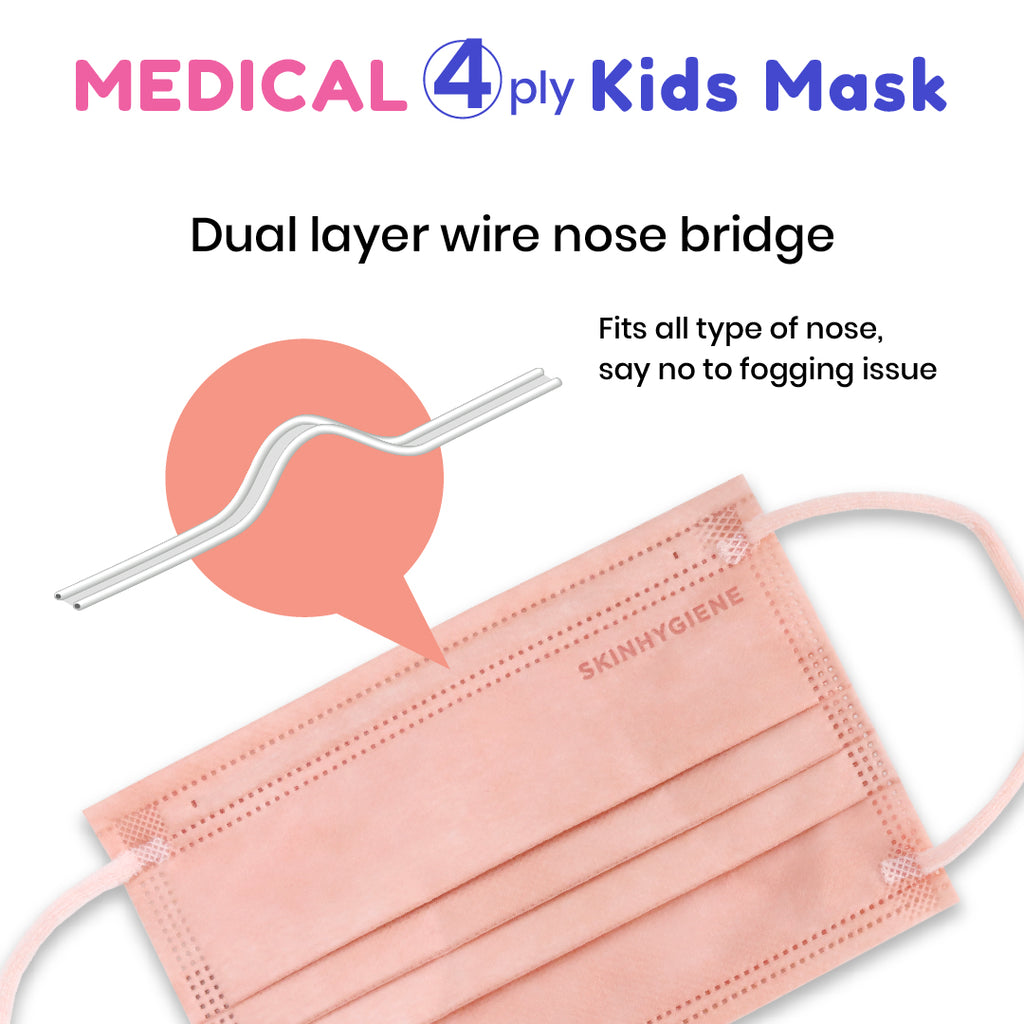 SH Kids Medical Mask Premium Mask 30pcs | 99% VFE/BFE / Type II Medical Mask / 4-Ply - COPPER OXIDE